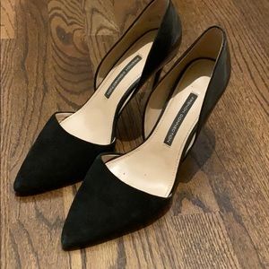 French connection black heels